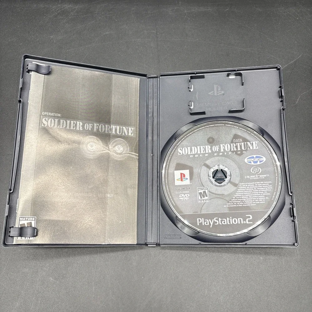 Soldier of Fortune: Gold Edition‎ (Sony PlayStation 2, 2001) Complete CIB
